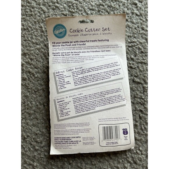 Vintage 1996 Wilton Disney Cookie Cutter Set Winnie the Pooh Eeyore Tigger - Picture 2 of 4